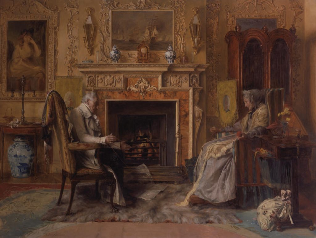 FIG 1. WALTER DENDY SADLER. THE END OF THE SKEIN, 1896. OIL ON CANVAS. 96.5 X 127 CM. LADY LEVER ART GALLERY, NATIONAL MUSEUMS LIVERPOOL.